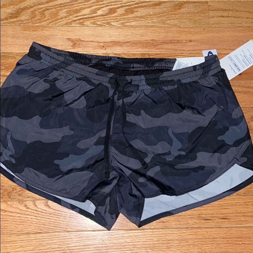 New camo shorts